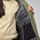 Fjallraven Womens HC Hydratic Padded Parka Laurel Green