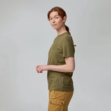 Fjallraven Womens Hemp Blend Out Here T-shirt Chalk White - My Fox Bag
