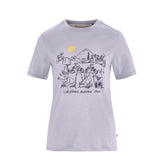 Fjallraven Womens Hoja Lugnt Wool T-shirt Classic Lavender Mist