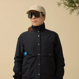 Fjallraven Womens Hoja Rider's Wind Jacket Black - My Fox Bag