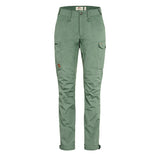 Fjallraven Womens Kaipak Trousers Curved Patina Green - My Fox Bag