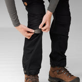 Fjallraven Womens Keb Trousers Curved Black