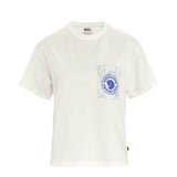 Fjallraven Womens Logo Pocket T-Shirt Eggshell - My Fox Bag