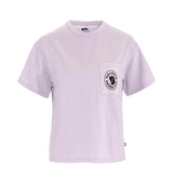Fjallraven Womens Logo Pocket T-Shirt Lavender Mist - My Fox Bag