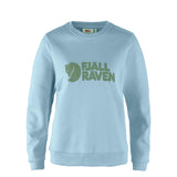 Fjallraven Womens Logo Sweater Breeze Blue / Patina Green - My Fox Bag