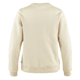 Fjallraven Womens  Logo Sweater Chalk White / Flame Orange - My Fox Bag