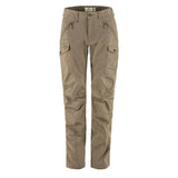 Fjallraven Womens Nikka Curved Trousers Suede Brown - My Fox Bag