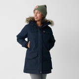 Fjallraven Womens Nuuk Parka Dark Navy - My Fox Bag