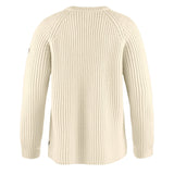 Fjallraven Womens Ovik Rib Sweater Chalk White - My Fox Bag