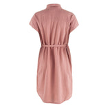 Fjallraven Womens Ovik Hemp Dress Dusty Rose - My Fox Bag