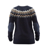 Fjallraven Womens Ovik Knit Sweater Dark Navy - My Fox Bag