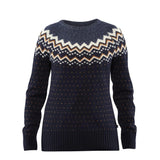 Fjallraven Womens Ovik Knit Sweater Dark Navy - My Fox Bag
