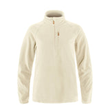 Fjallraven Womens Ovik Lite Fleece Half Zip Chalk White - My Fox Bag