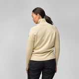 Fjallraven Womens Ovik Lite Half Zip Light Beige - My Fox Bag