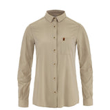 Fjallraven Womens Ovik Lite Shirt LS T-shirt Fossil