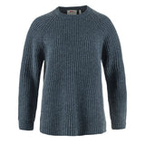 Fjallraven Womens Ovik Rib Sweater Navy - My Fox Bag