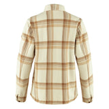 Fjallraven Womens Singi Flannel Overshirt Chalk White / Dune Beige