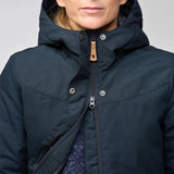 Fjallraven Womens Stina Padded Jacket Dark Navy - My Fox Bag