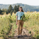 Fjallraven Womens Stina Trousers Short Dark Navy - My Fox Bag