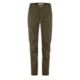 Fjallraven Womens Stina Trousers Short Dark Olive