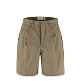 Fjallraven Womens Vardag Shorts Suede Brown - My Fox Bag