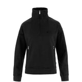 Fjallraven Womens Vardag Half Zip Sweater Black - My Fox Bag