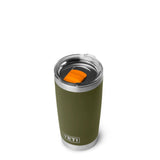 YETI 10 oz Tumbler Olive / King Crab Orange