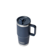 YETI Rambler 20 Oz Travel Straw Mug Navy