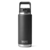 YETI Rambler 26oz Straw Bottle Black - My Fox Bag