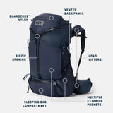 YETI Skala 50L Hiking Backpack Ridgeline