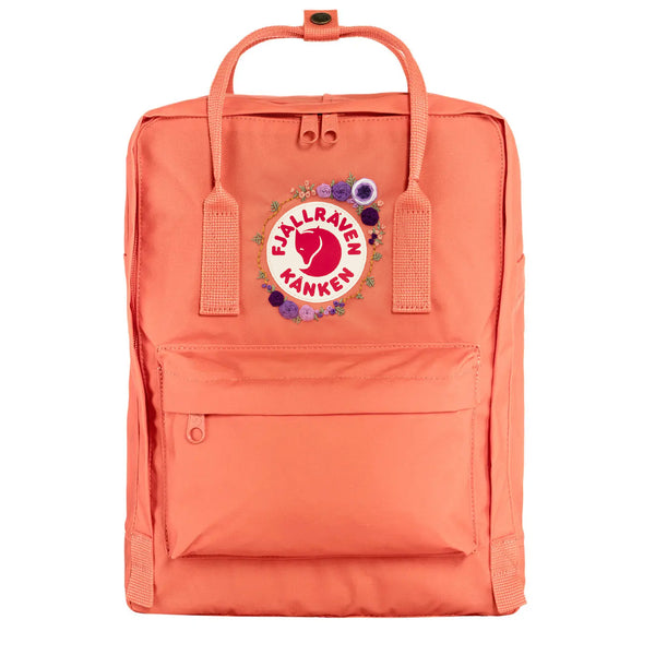 Fjallraven Kanken Classic Embroidered Backpack Korall / Purple Multi
