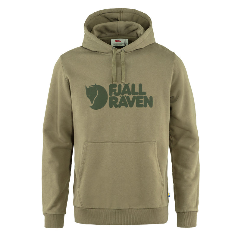 Fjallraven Logo Hoodie Light Olive - My Fox Bag