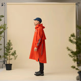Fjallraven Hoja Rain Fox Poncho Flame Orange - My Fox Bag