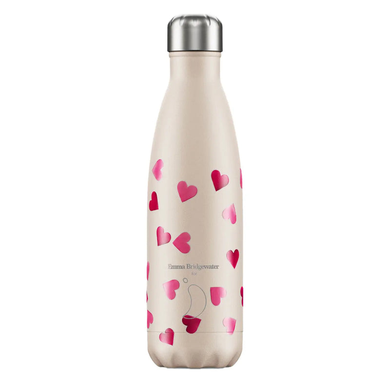 Chillys 500ml Water Bottle Emma Bridgewater Hearts Chillys Bottles