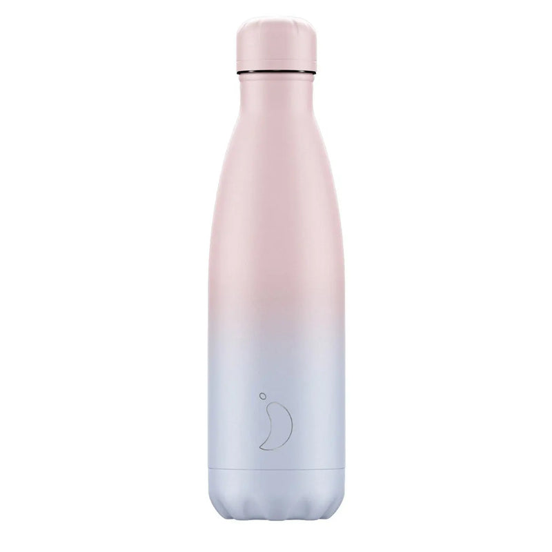 Chillys 500ml Water Bottle Gradient Blush Chillys Bottles