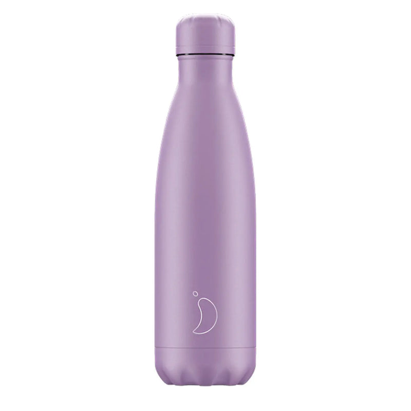 Chillys 500ml Water Bottle Pastel All Purple Chillys Bottles