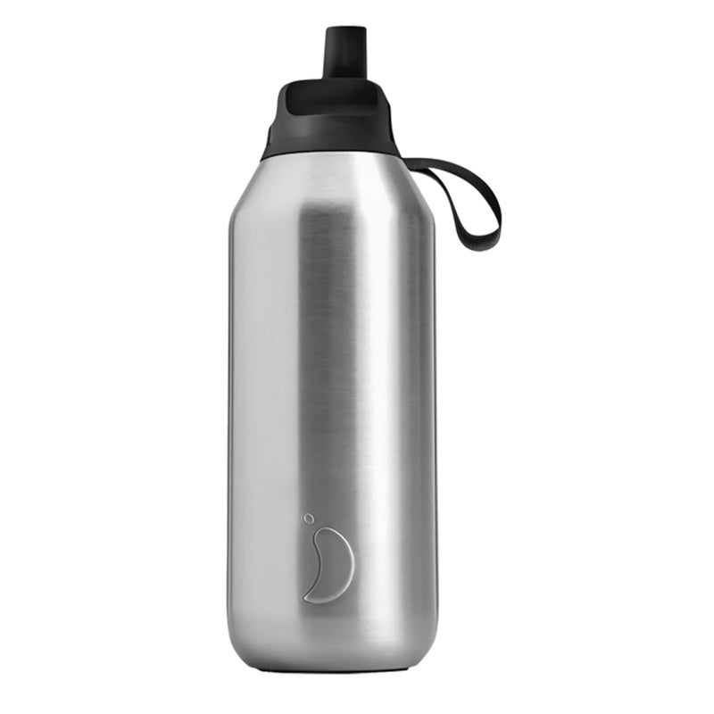 Chillys Series 2 90% Recycled 500ml Flip Bottle Stainless Steel - My Fox Bag