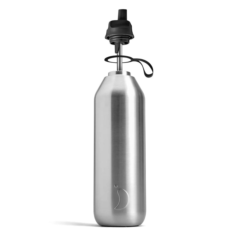 Chillys Series 2 90% Recycled 500ml Flip Bottle Stainless Steel - My Fox Bag
