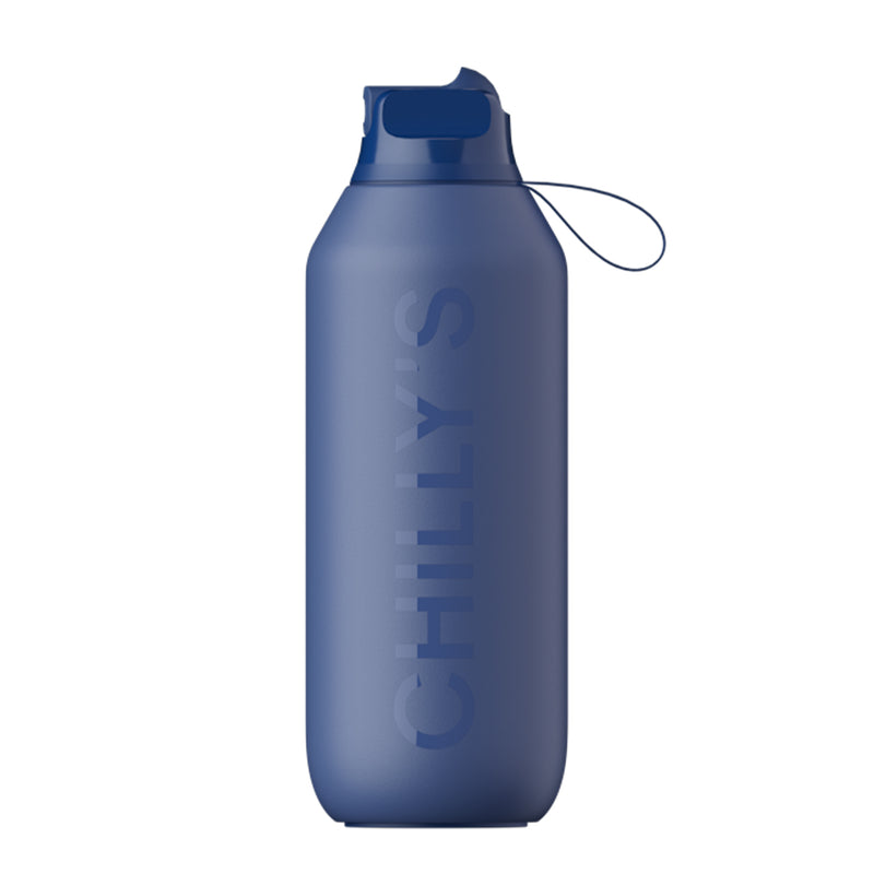 Chillys Series 2 Flip Bottle 500ml Whale Blue