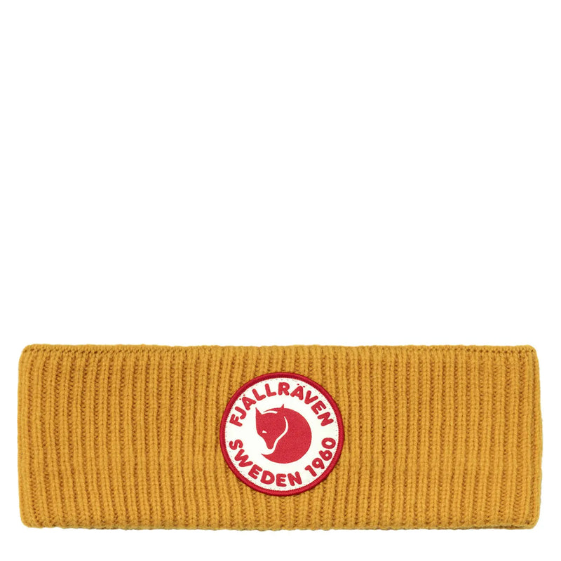 Fjallraven 1960 Logo Headband Mustard Yellow Fjallraven