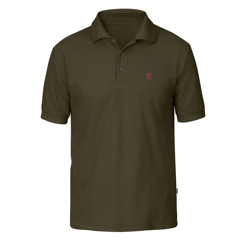 Fjallraven Crowley Pique Shirt Dark Olive - Main Image