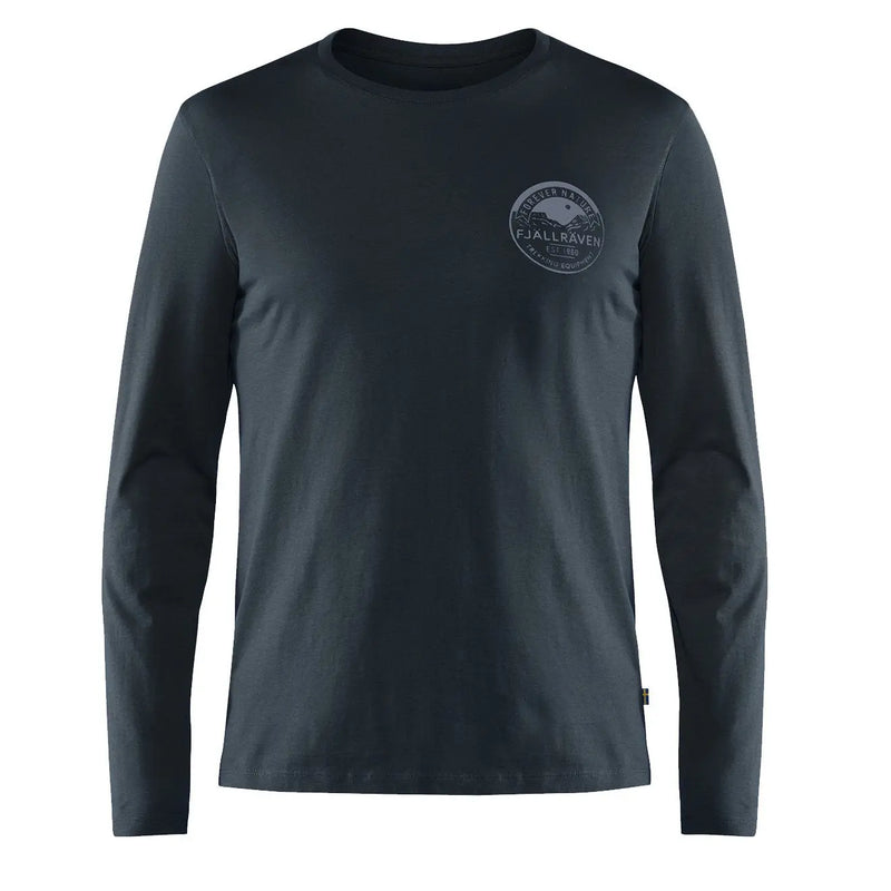 Fjallraven Forever Nature Badge LS T-Shirt Dark Navy Fjallraven