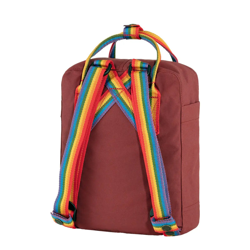 Fjallraven Kanken Mini Backpack Ox Red / Rainbow Fjallraven Kanken Bags