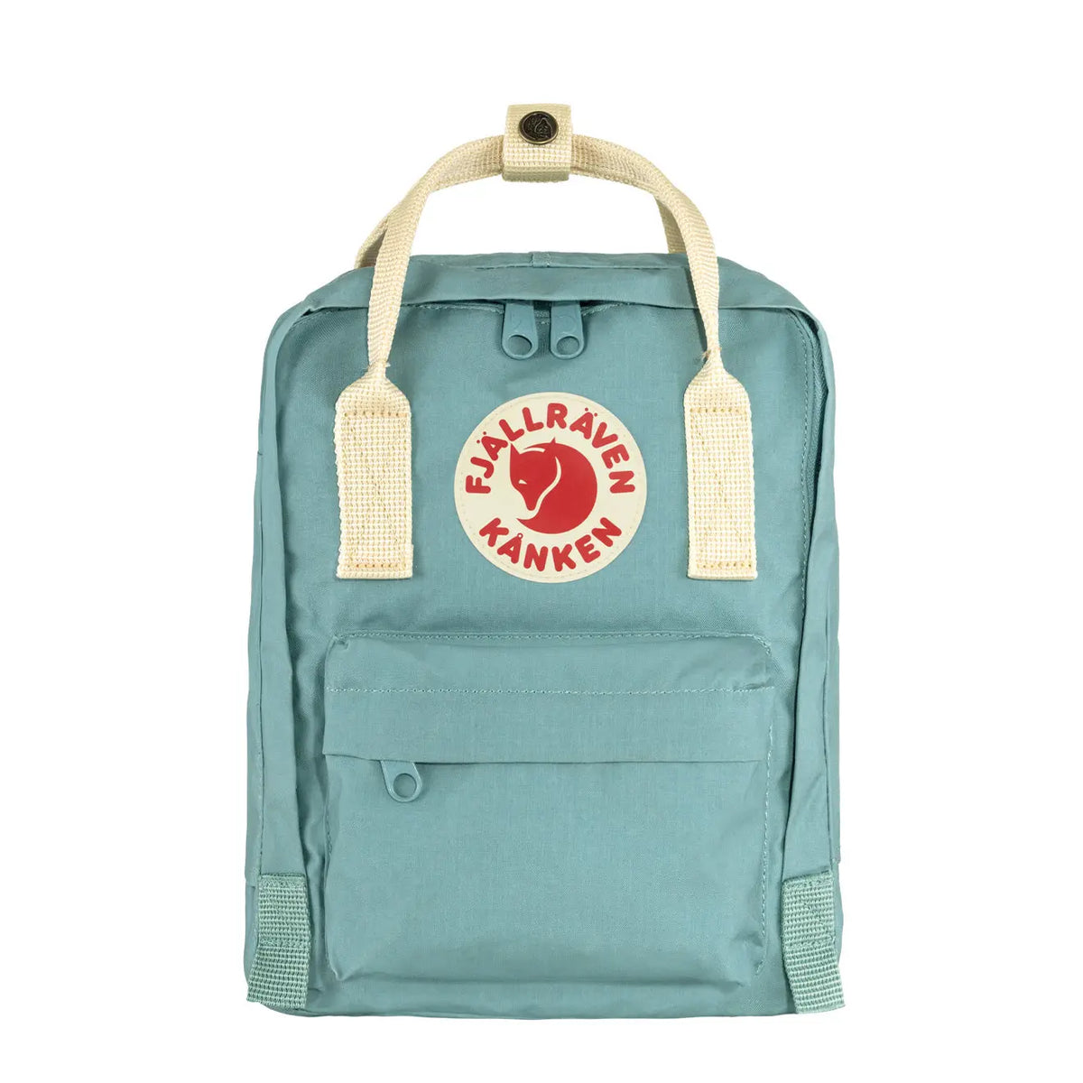 Fjallraven Kanken Mini Backpack Sky Blue Light Oak My Fox Bag
