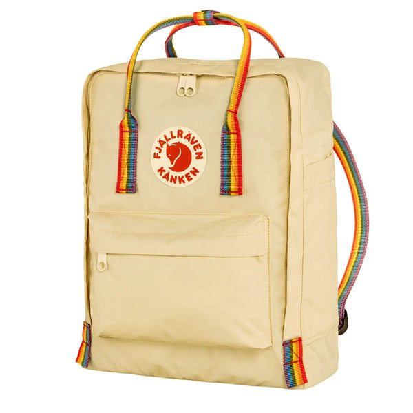 Fjallraven Kanken Rainbow Classic Backpack Light Oak / Rainbow Pattern Fjallraven Kanken Bags