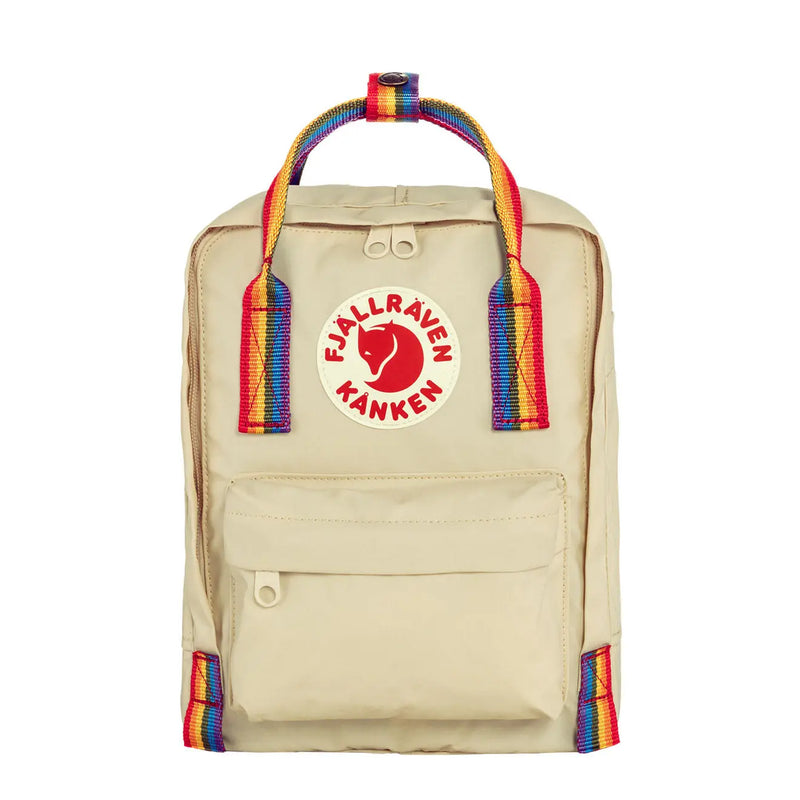 Fjallraven Kanken Rainbow Mini Light Oak-Rainbow Pattern Fjallraven Kanken Bags