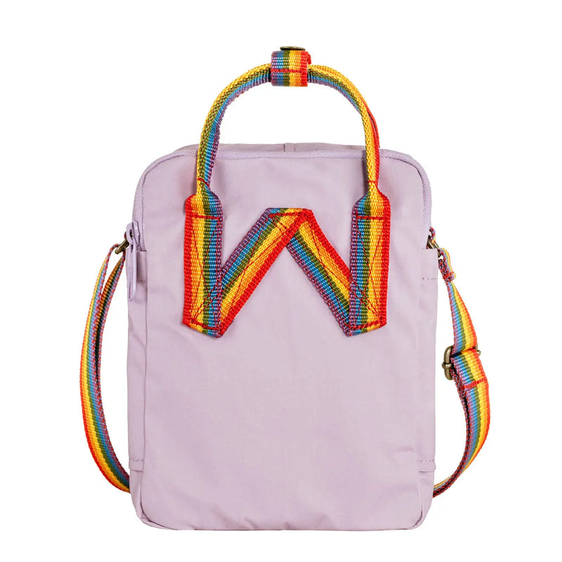 Fjallraven Kanken Rainbow Sling Pastel Lavender-Rainbow Fjallraven Kanken Bags