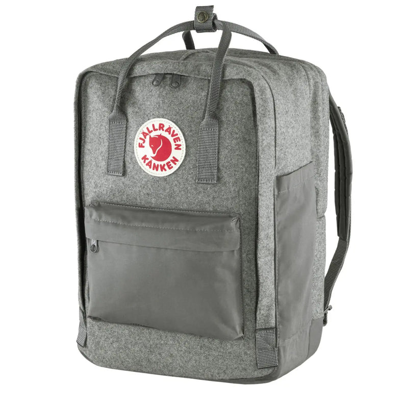 Fjallraven Kanken Re-Wool Laptop 15  Granite Grey Fjallraven Kanken Bags