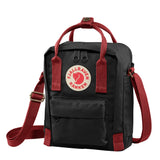 Fjallraven Kanken Sling Cross Body Bag Black / Ox Red Fjallraven Kanken Bags