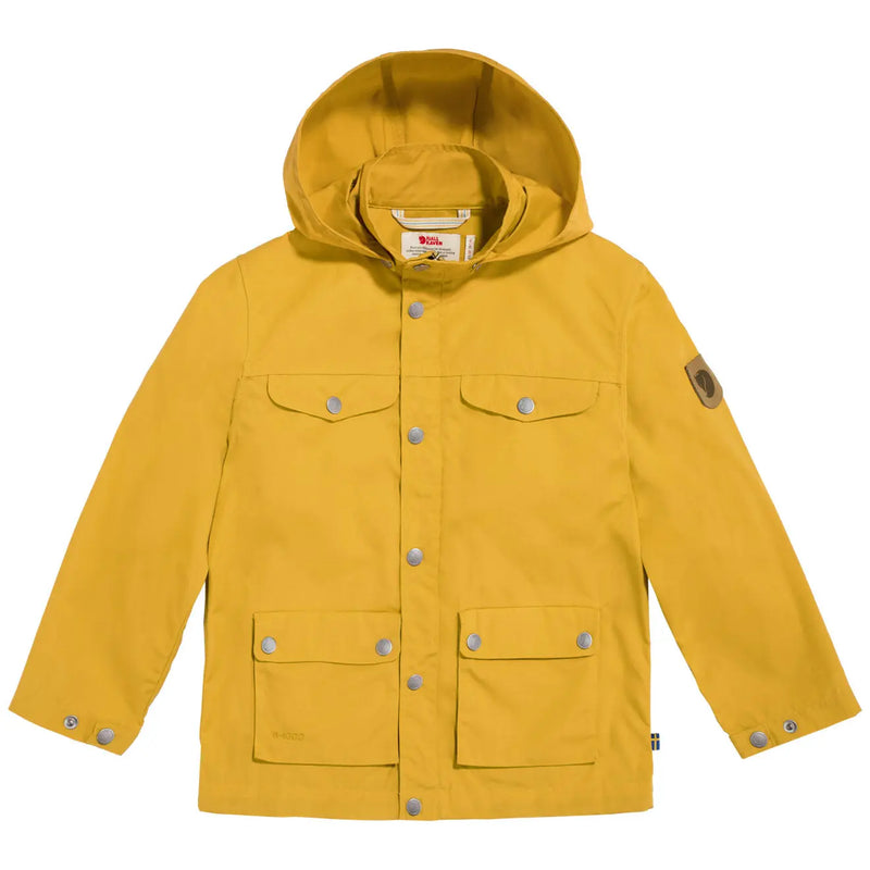 Fjallraven Kids Greenland Jacket Mustard Yellow Fjallraven